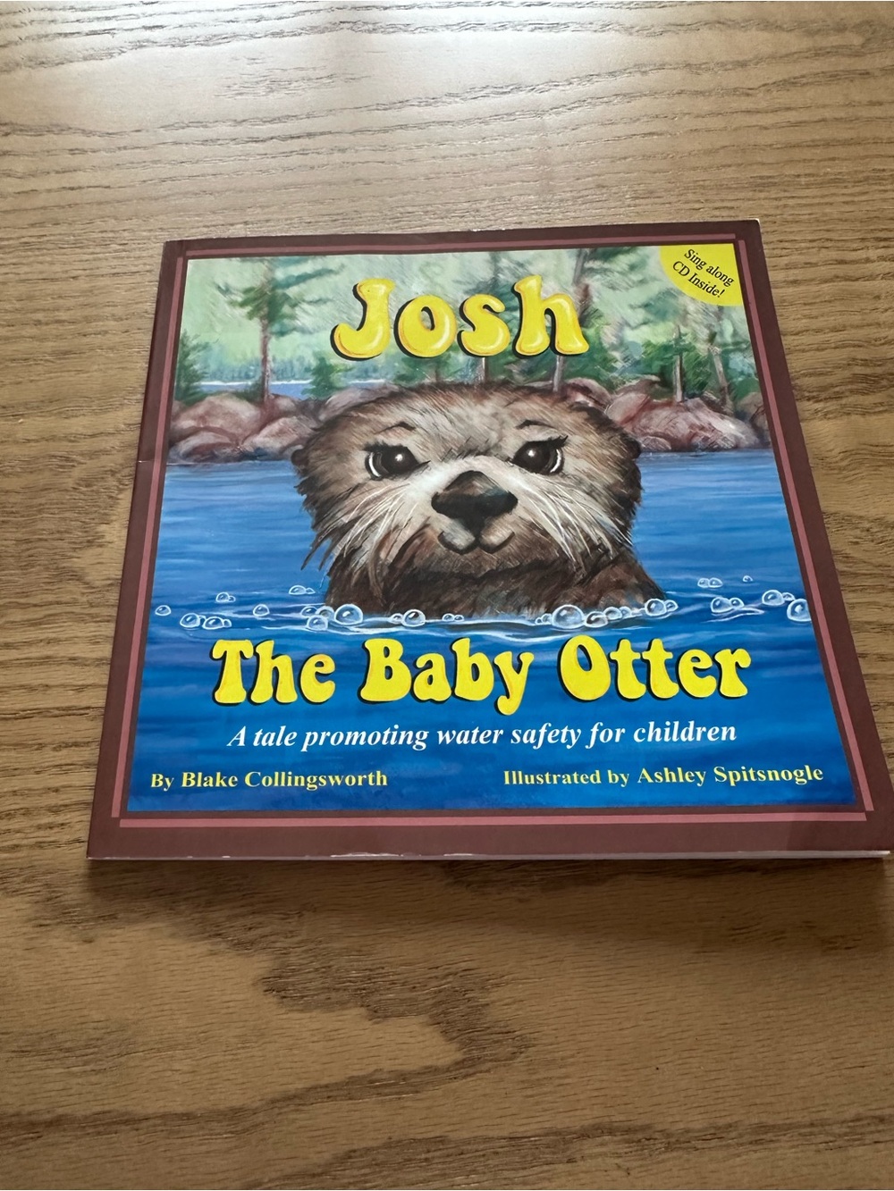 Josh The Baby Otter Children's Book - Blue Cover